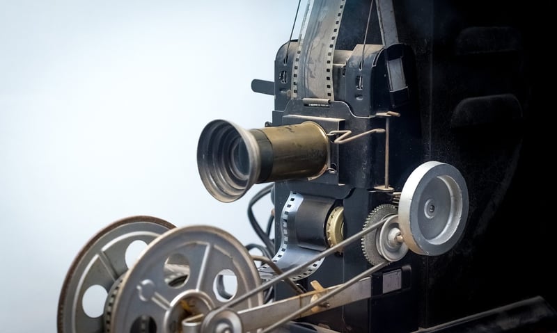 Movie Reel Projector